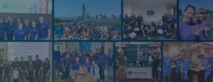 Collage of Topel Forman staff events
