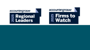 Topel Forman recognized by Accounting Today as a 2025 Regional Leader and Firm to Watch. Let me know if you’d like a longer version or one adapted for LinkedIn or web accessibility standards.