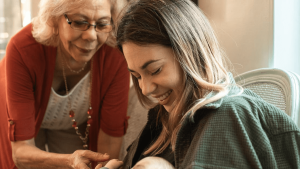 Family spending time together after seeking inheritance planning