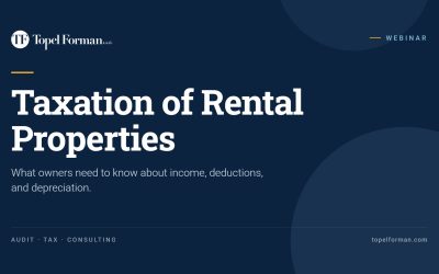 I’m a Landlord – Taxation of Short-Term, Long-Term, and Vacation Home Rentals
